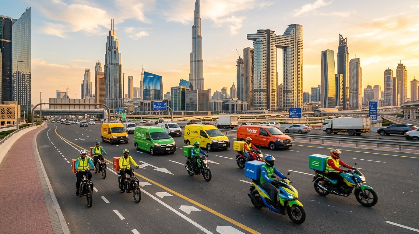 Moonshine Multimodal Delivery Fleet in UAE